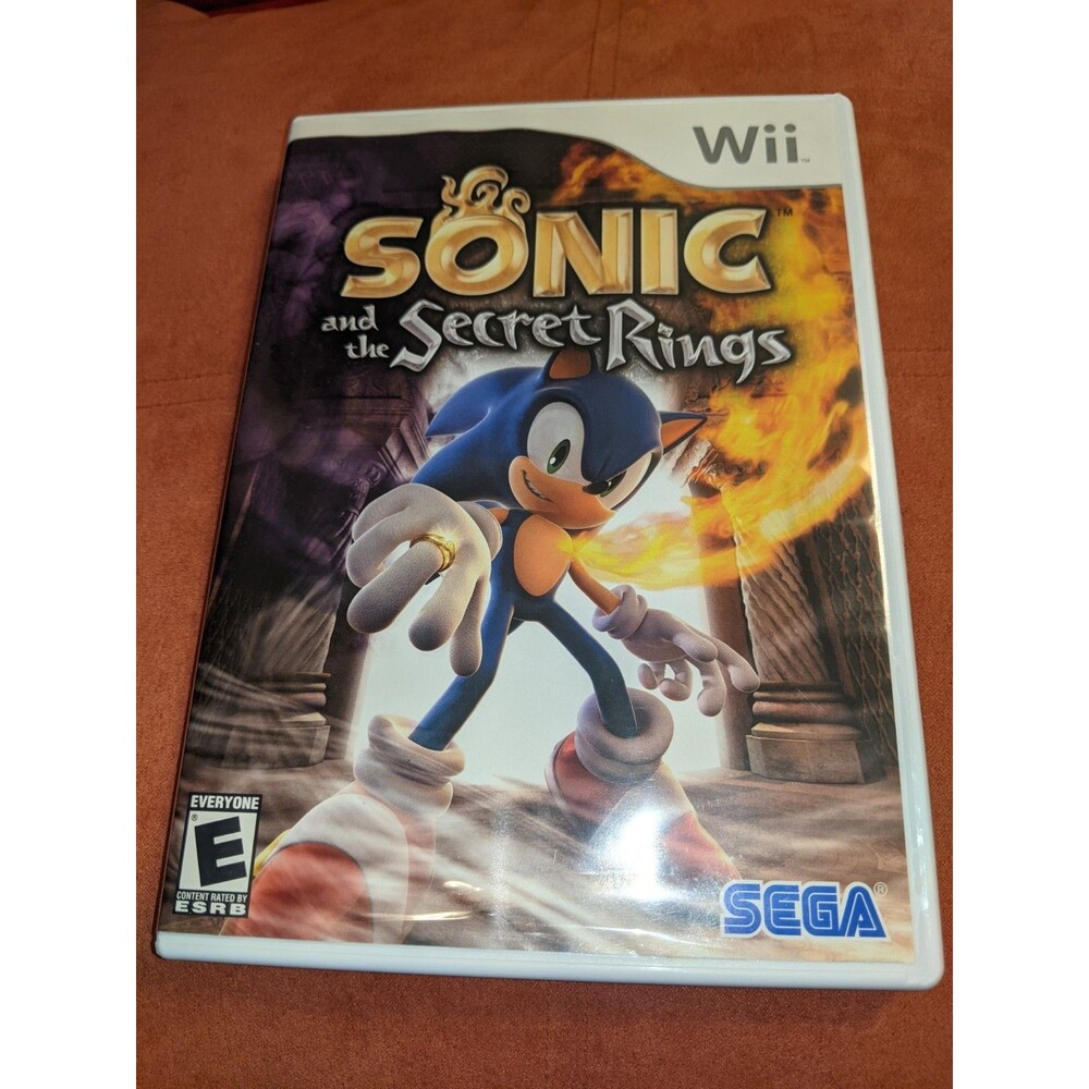 Sonic and the Secret Rings, Nintendo Wii, Complete, Excellent Condition